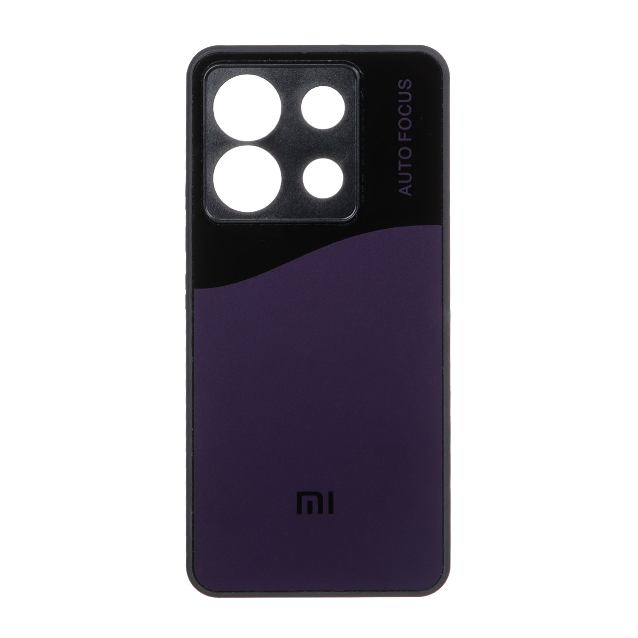 قاب محافظ لنزدار PVD دو رنگ Xiaomi Redmi Note 13 Pro 5G / Poco X6 5G - بادمجانی