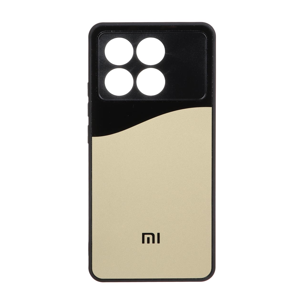 قاب محافظ لنزدار PVD دو رنگ Xiaomi Poco X6 Pro 5G / Redmi K70E - طلایی
