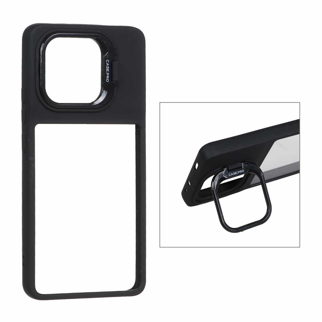 قاب Case Pro استند شو Xiaomi Poco X6 Pro 5G / Redmi K70E - مشکی