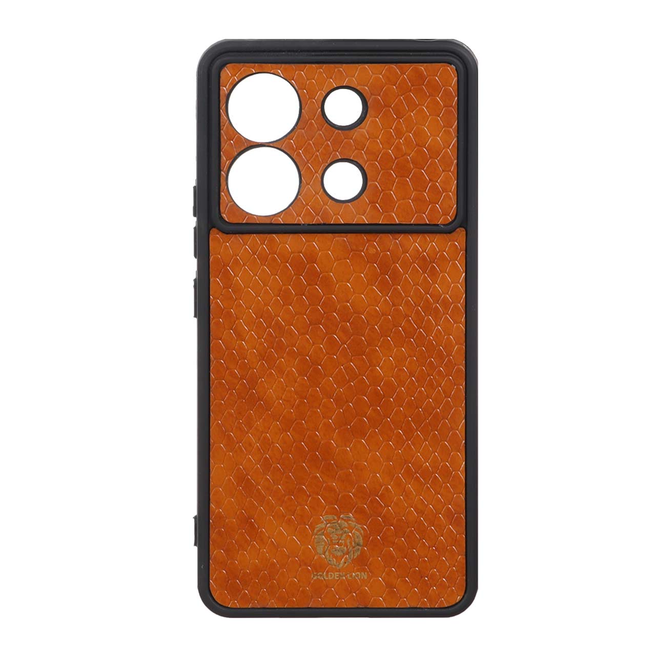 قاب Rock پوست ماری Xiaomi Redmi Note 13 Pro 5G / Poco X6 5G - قهوه ای روشن