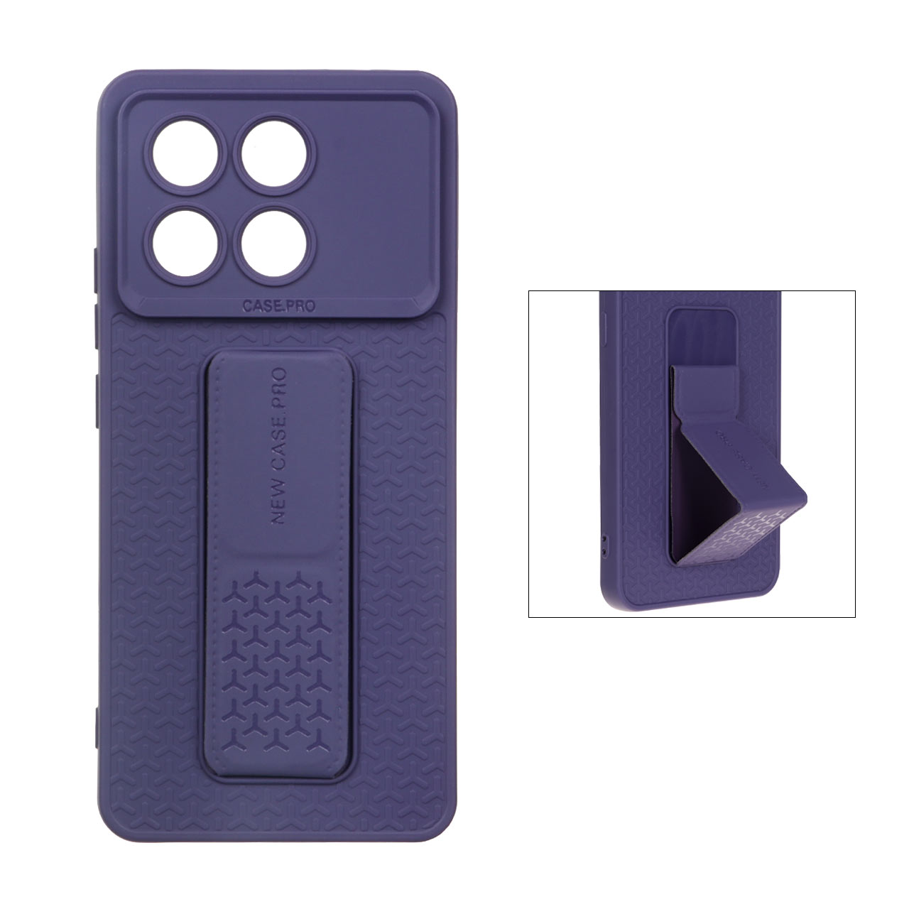 قاب New Case Pro استند مگنتی Xiaomi Poco X6 Pro 5G / Redmi K70E - بنفش