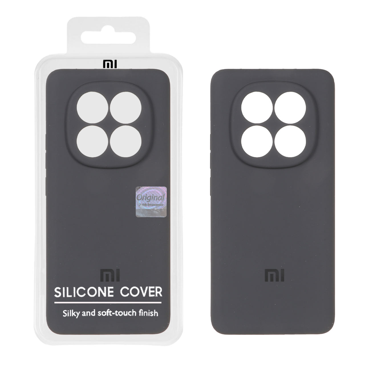 قاب سیلیکونی پاک کنی اورجینال Master Quality مدل Xiaomi Redmi Note 14 Pro 5G / Redmi Note 14 Pro Plus 5G / Poco X7 5G - خاکستری