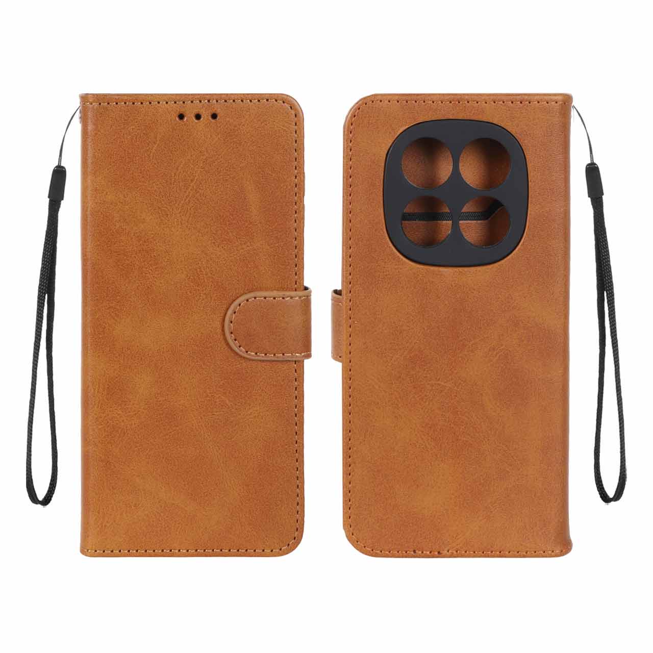 کیف موبایل مگنتی Xiaomi Redmi Note 14 Pro 5G / Redmi Note 14 Pro Plus 5G - عسلی