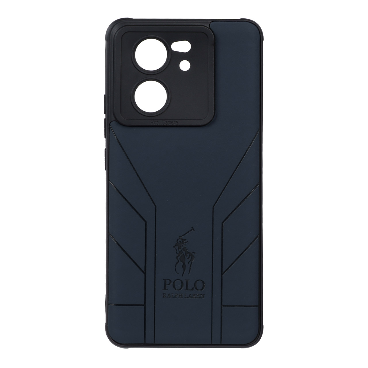 قاب طرح چرم POLO Ralph Laren مدل Xiaomi Mi 13T / Mi 13T Pro - سرمه ای