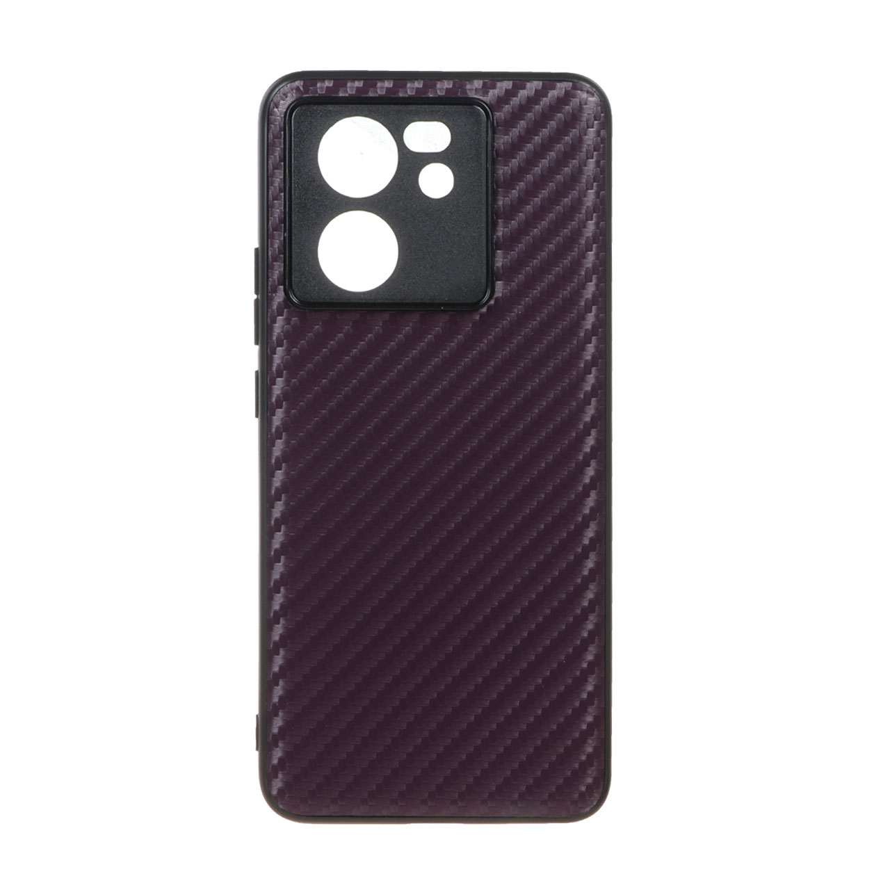 قاب طرح کربن Xiaomi Mi 13T / Mi 13T Pro - بادمجانی