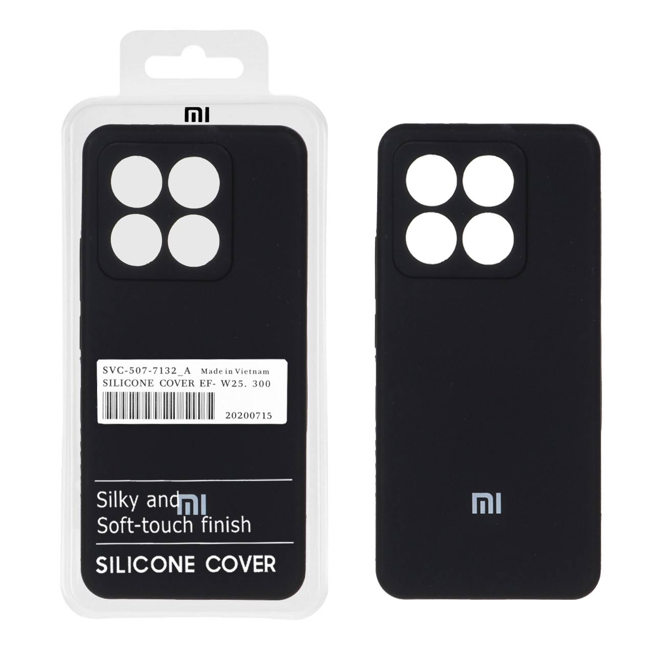 قاب سیلیکونی پاک کنی اورجینال درجه یک Xiaomi Mi 14T - مشکی