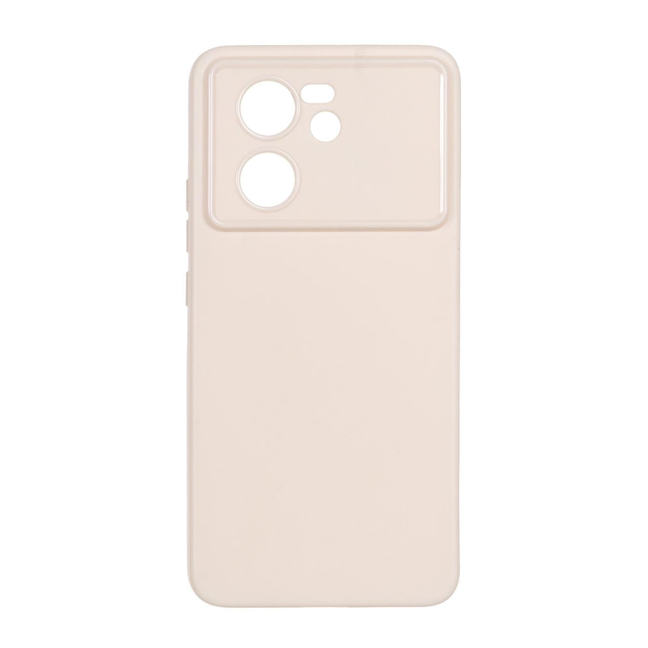 قاب طرح سیلیکون دور لنز براق Xiaomi Mi 13T / Mi 13T Pro - کرم