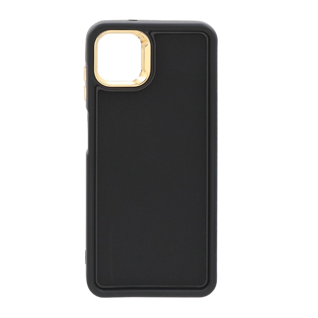 قاب Solid Case Texture دور لنز طلایی Samsung Galaxy A04 / M13 5G - مشکی