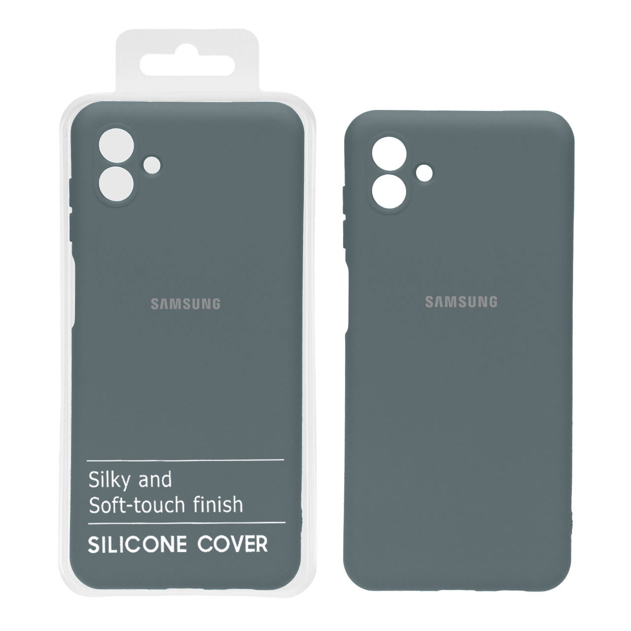 قاب نیو سیلیکون محافظ لنزدار Samsung Galaxy A04 - RFF - آبی فیلی