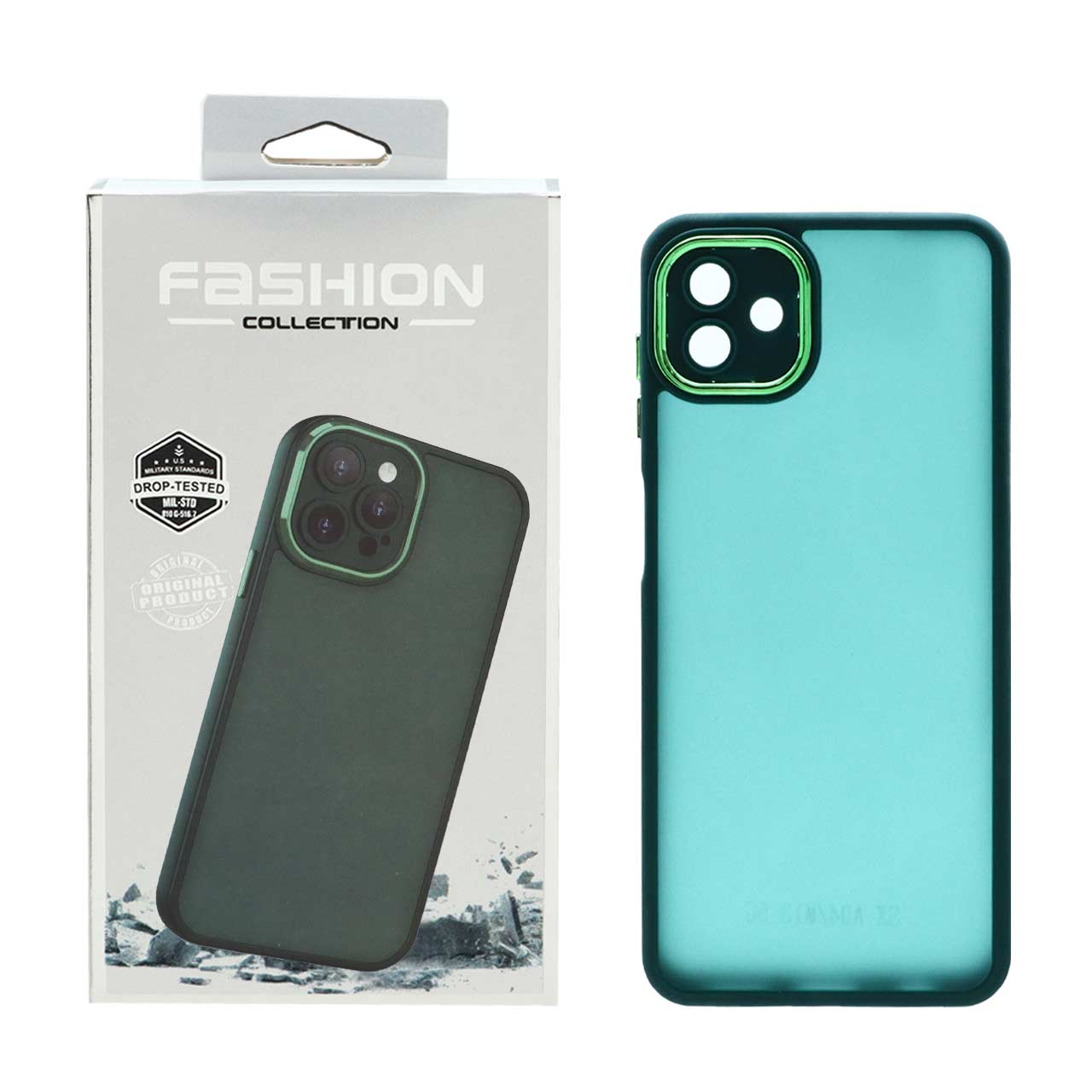 قاب Fashion Case مات متال آیرون Samsung Galaxy A04 / M13 5G - سبز