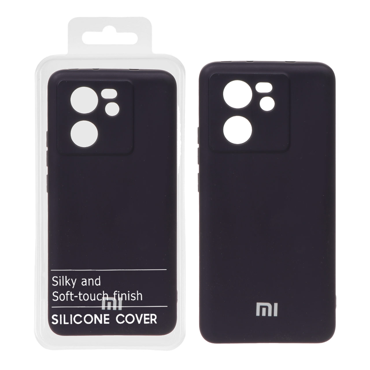 قاب نیو سیلیکون محافظ لنزدار Xiaomi Mi 13t / 13t Pro - RFF - سرمه ای تیره