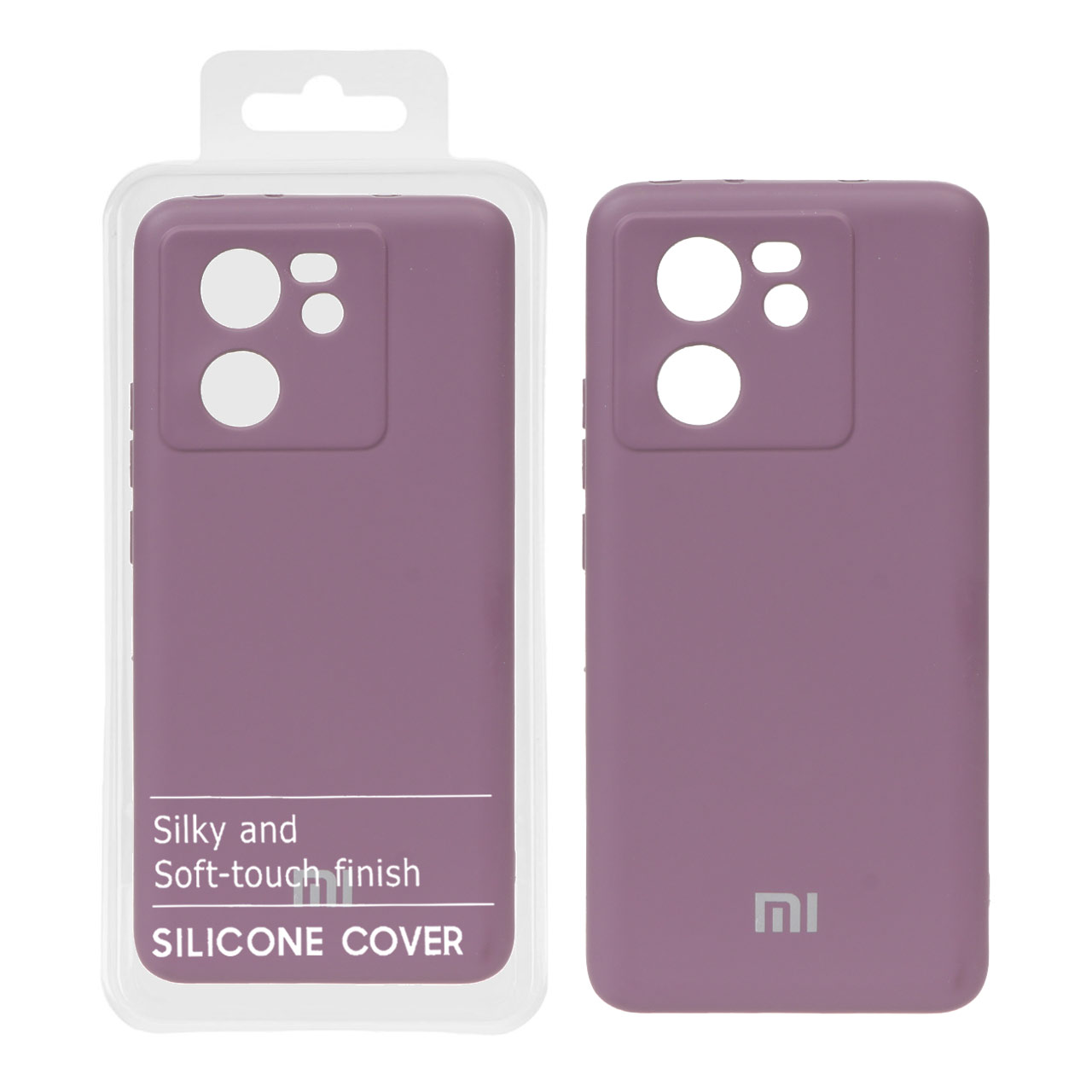 قاب نیو سیلیکون محافظ لنزدار Xiaomi Mi 13t / 13t Pro - RFF - بادمجانی