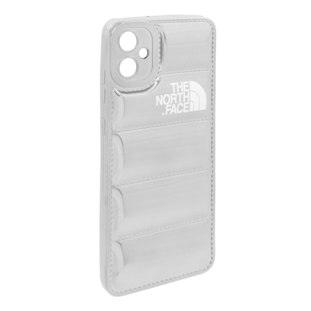 قاب پافر North Face براق مدل Samsung Galaxy A05 - نقره ای
