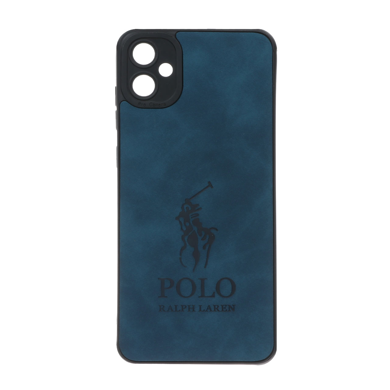 قاب طرح چرم Polo مدل Samsung Galaxy A05 - سرمه ای
