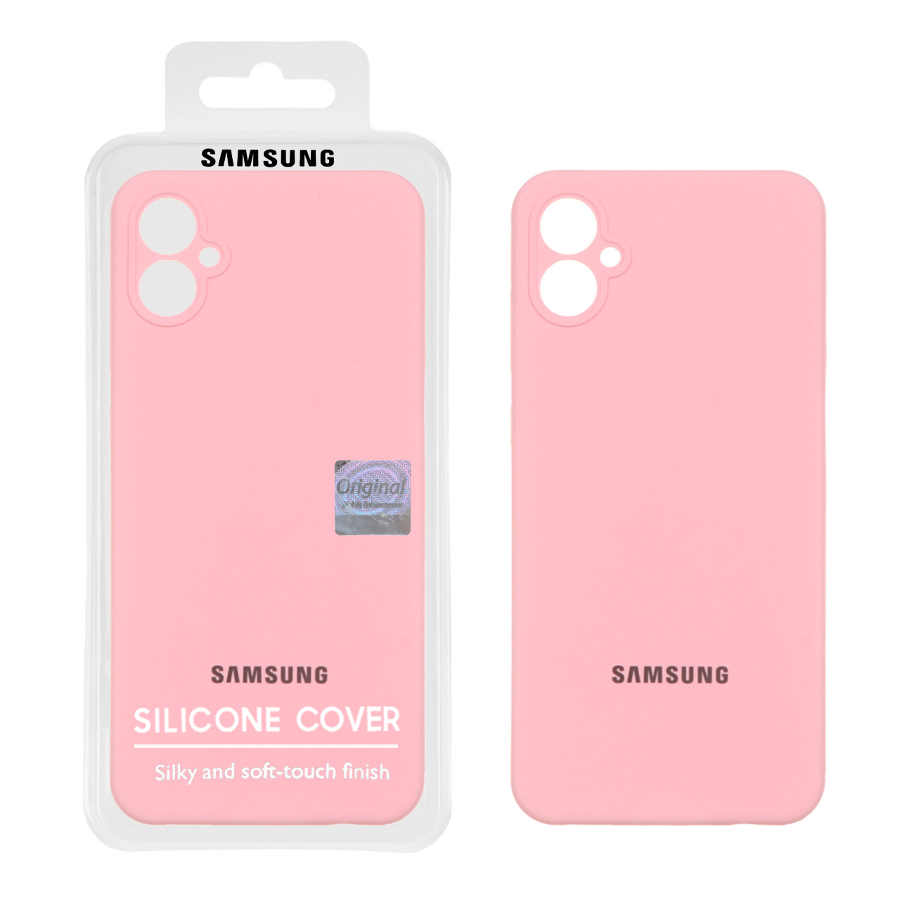 قاب سیلیکونی پاک کنی اورجینال Master Quality مدل Samsung Galaxy A05 - صورتی