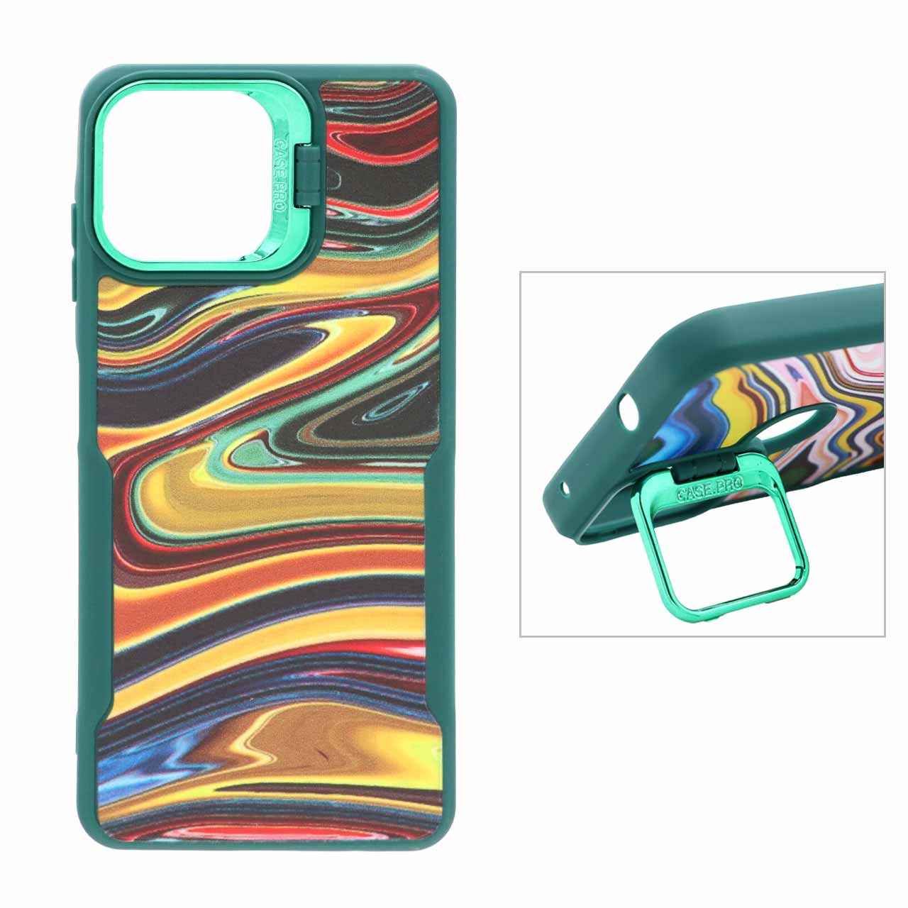 قاب Case Pro آبرنگی لنز متال استندشو Samsung Galaxy A06