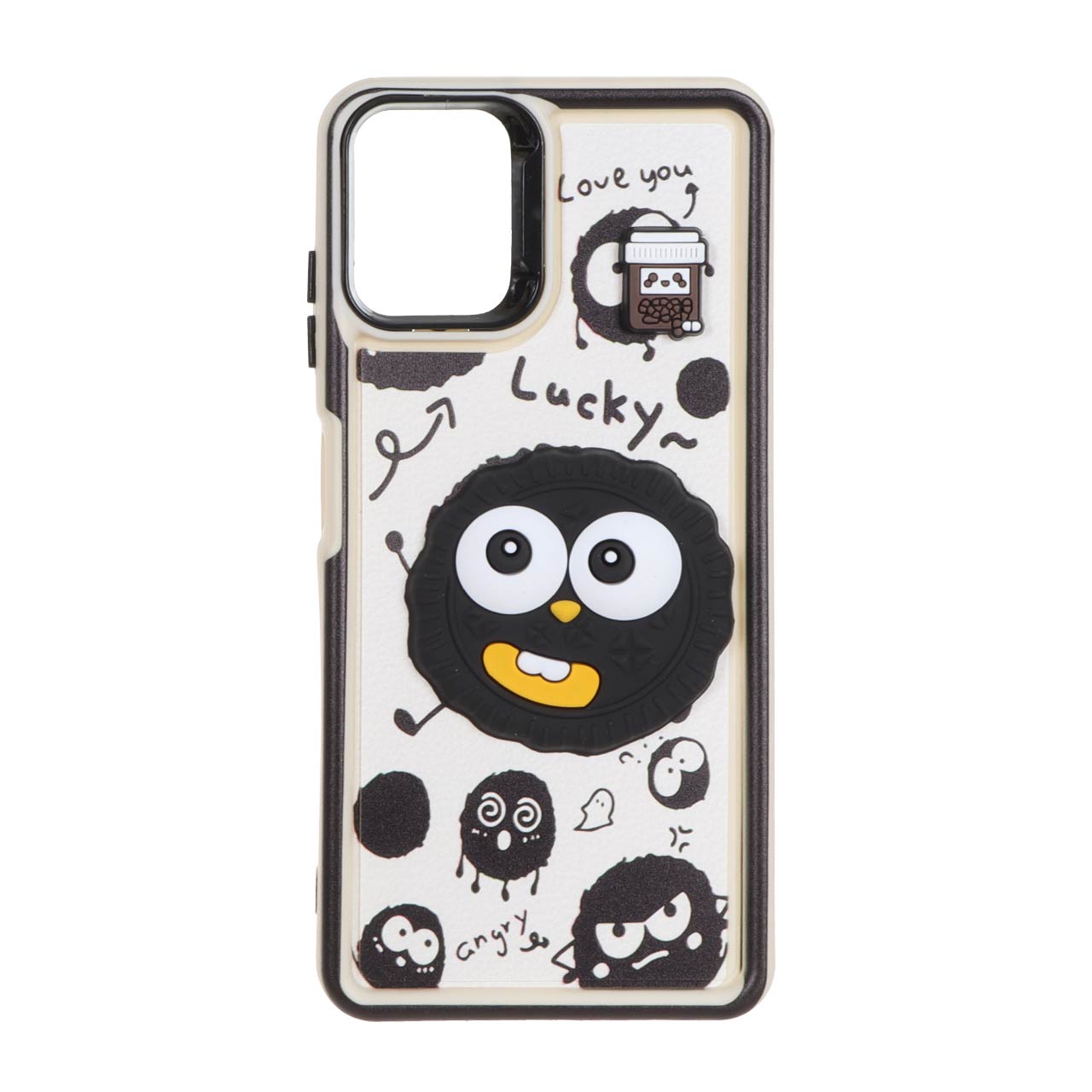قاب Solid Case عروسک خمیری برجسته لنز رنگی Samsung Galaxy A06