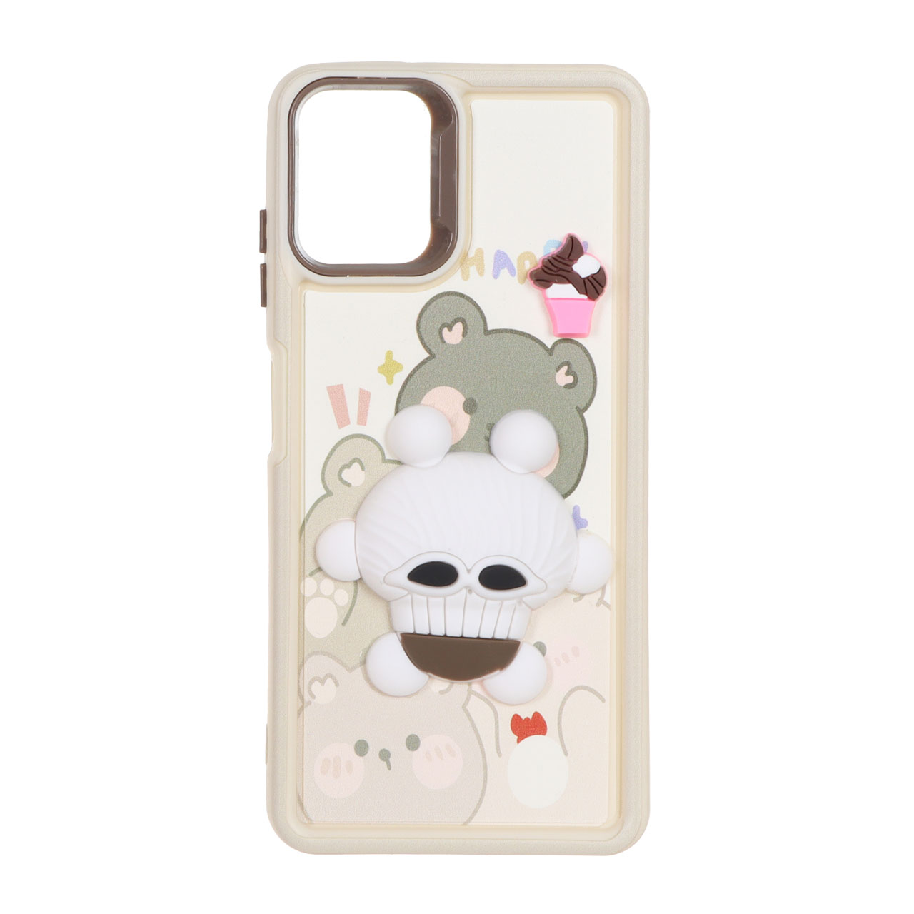 قاب Solid Case عروسک خمیری برجسته لنز رنگی Samsung Galaxy A06