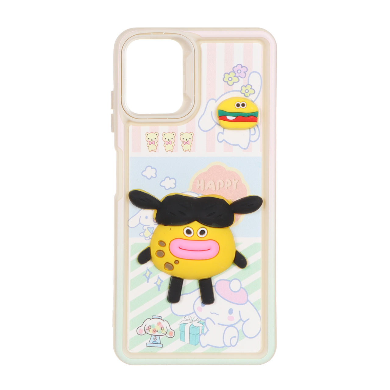 قاب Solid Case عروسک خمیری برجسته لنز رنگی Samsung Galaxy A06