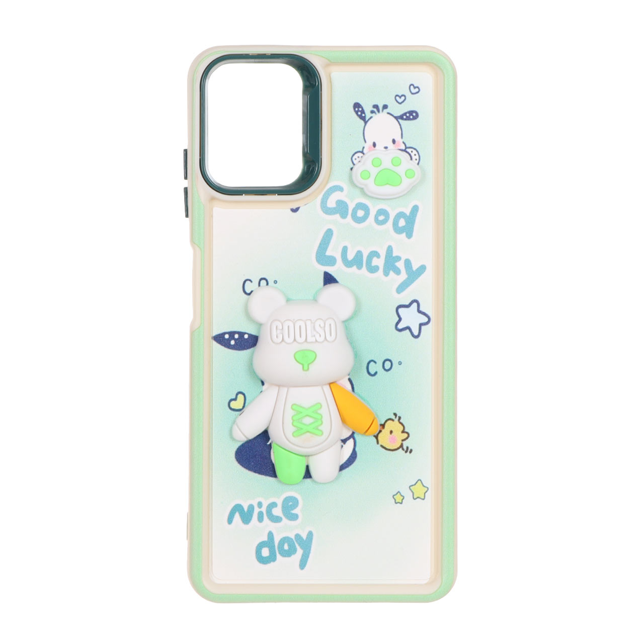 قاب Solid Case عروسک خمیری برجسته لنز رنگی Samsung Galaxy A06