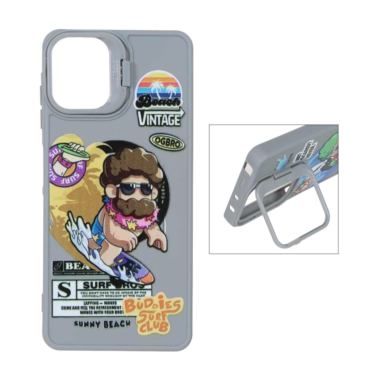 قاب Case Pro طرح دار استندشو Samsung Galaxy A06