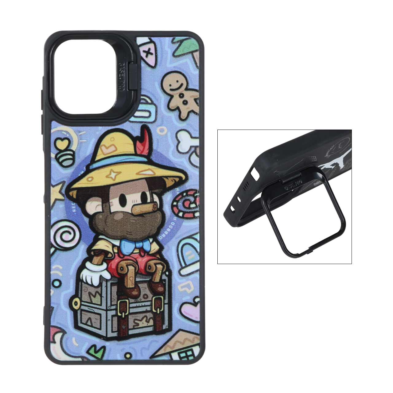 قاب Case Pro طرح دار استندشو Samsung Galaxy A06