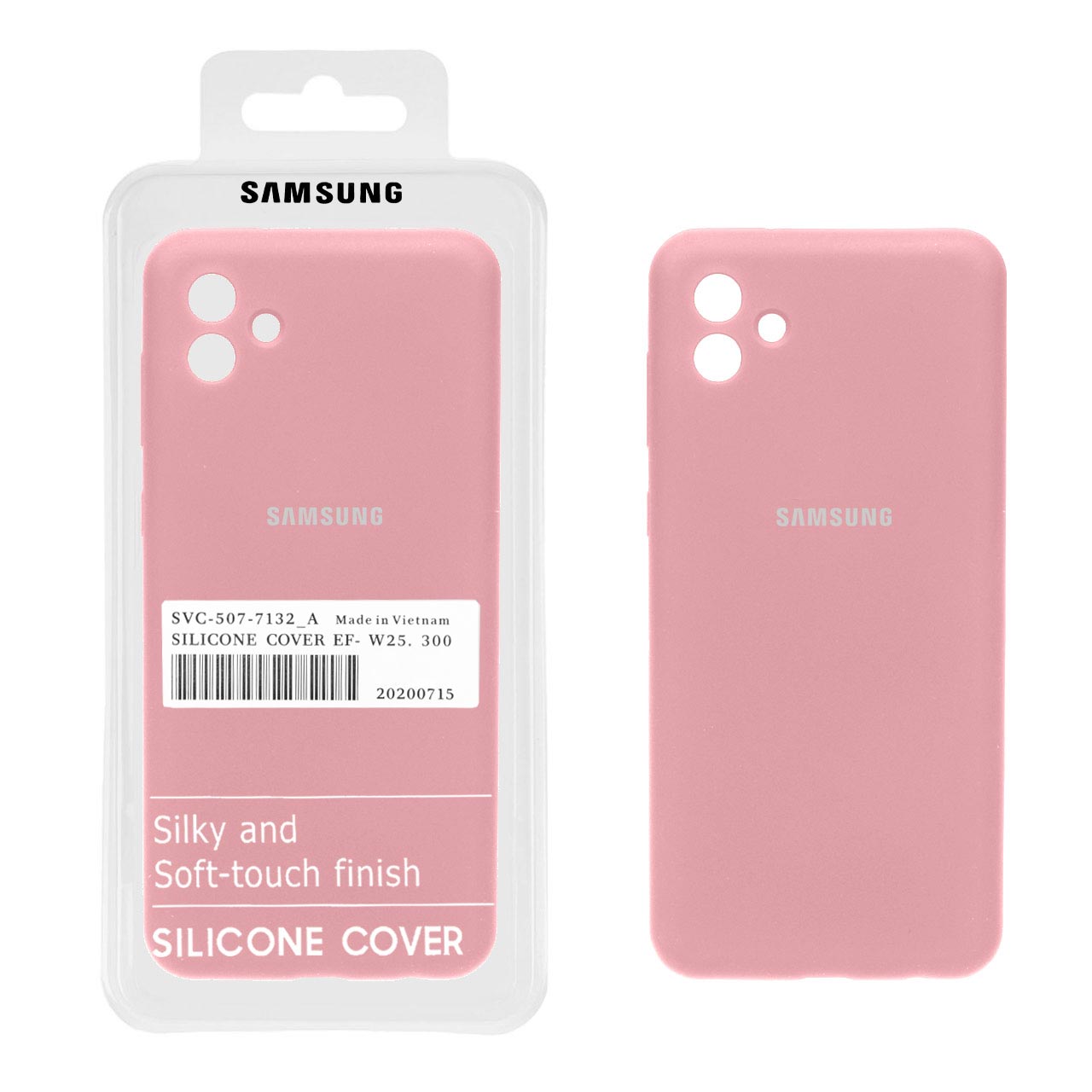 قاب سیلیکونی اورجینال درجه یک Samsung A04 / M13-5G - صورتی