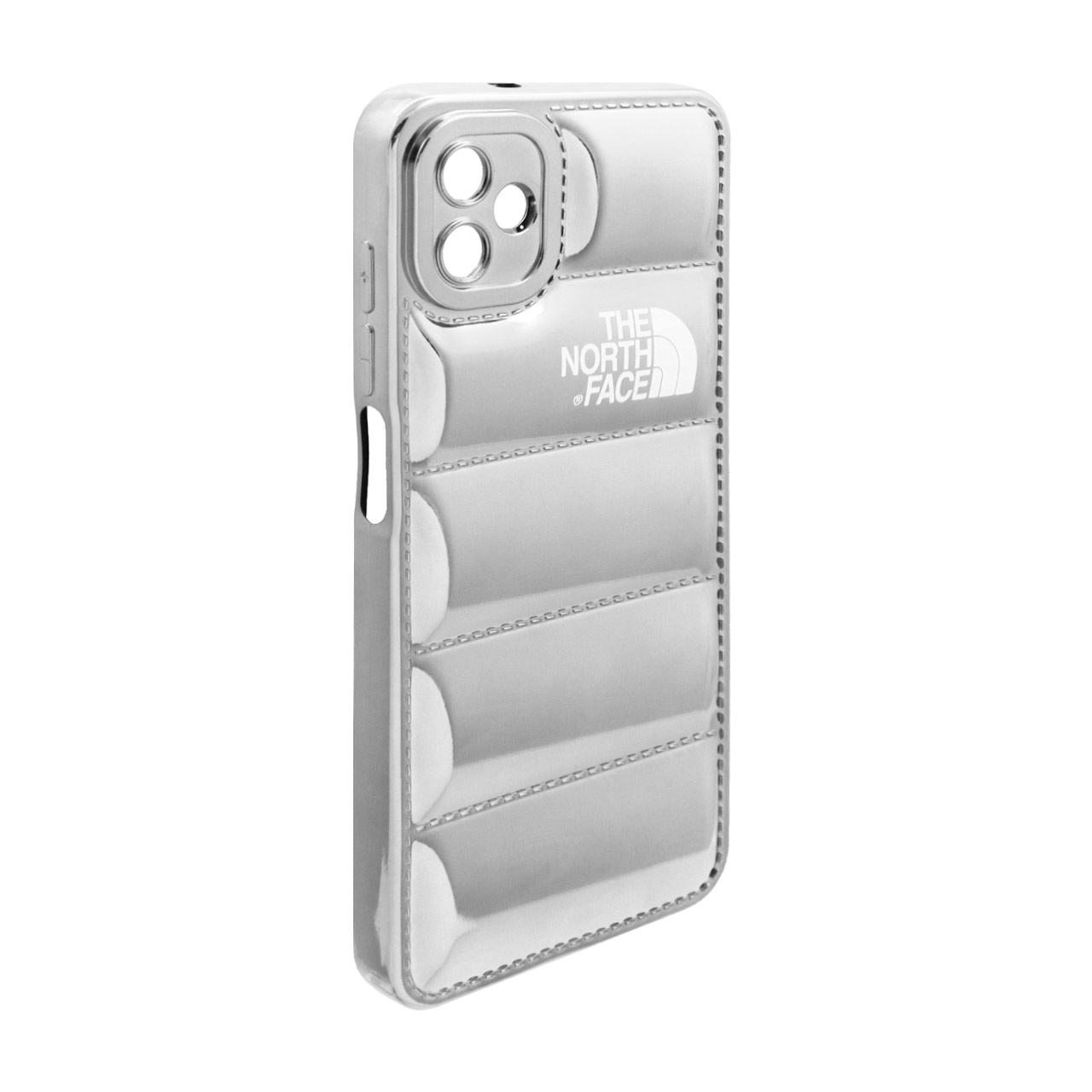 قاب پافر North Face براق مدل Samsung Galaxy A04 / M13 5G - نقره ای