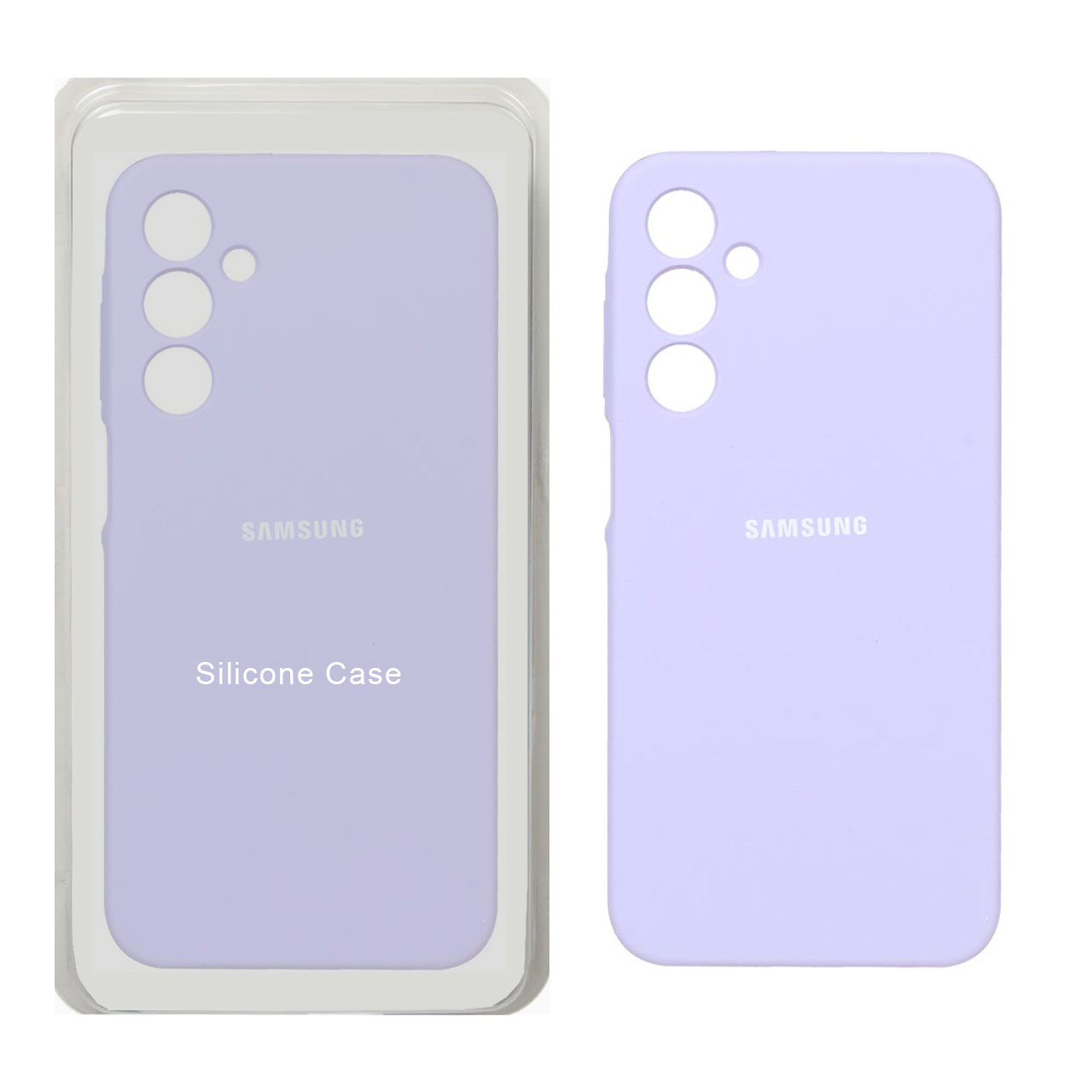 قاب سیلیکونی پاک کنی محافظ لنزدار اورجینال Samsung Galaxy A25 5G - یاسی