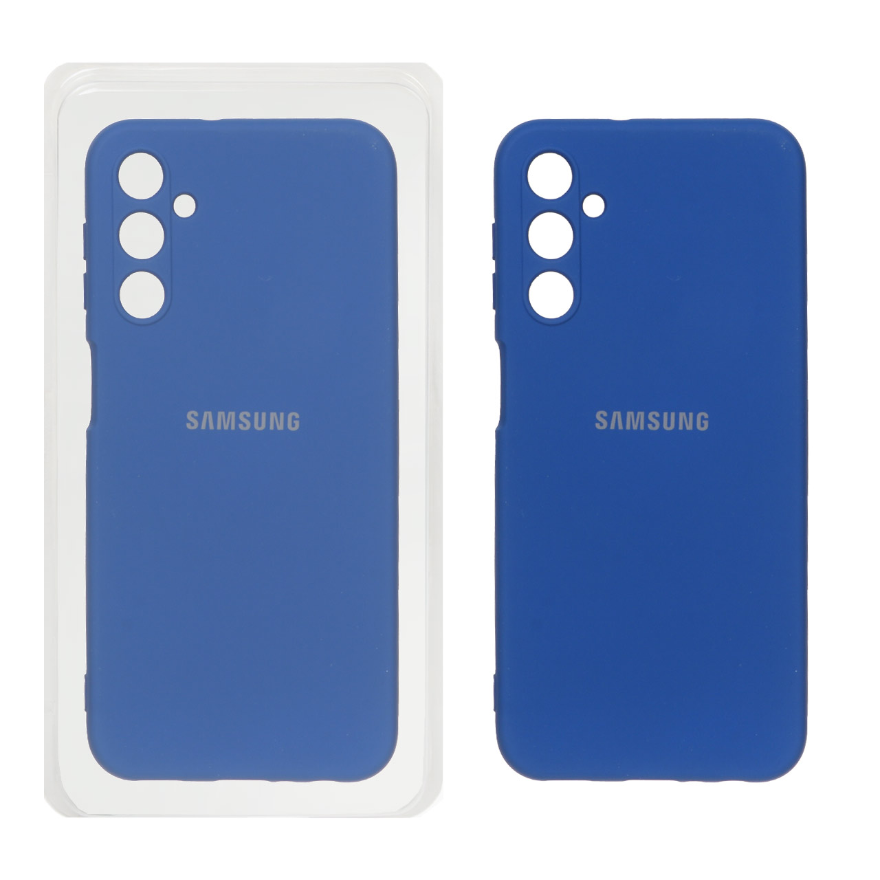 قاب سیلیکونی High Copy مدل AKB - Samsung Galaxy A24 - آبی کاربنی