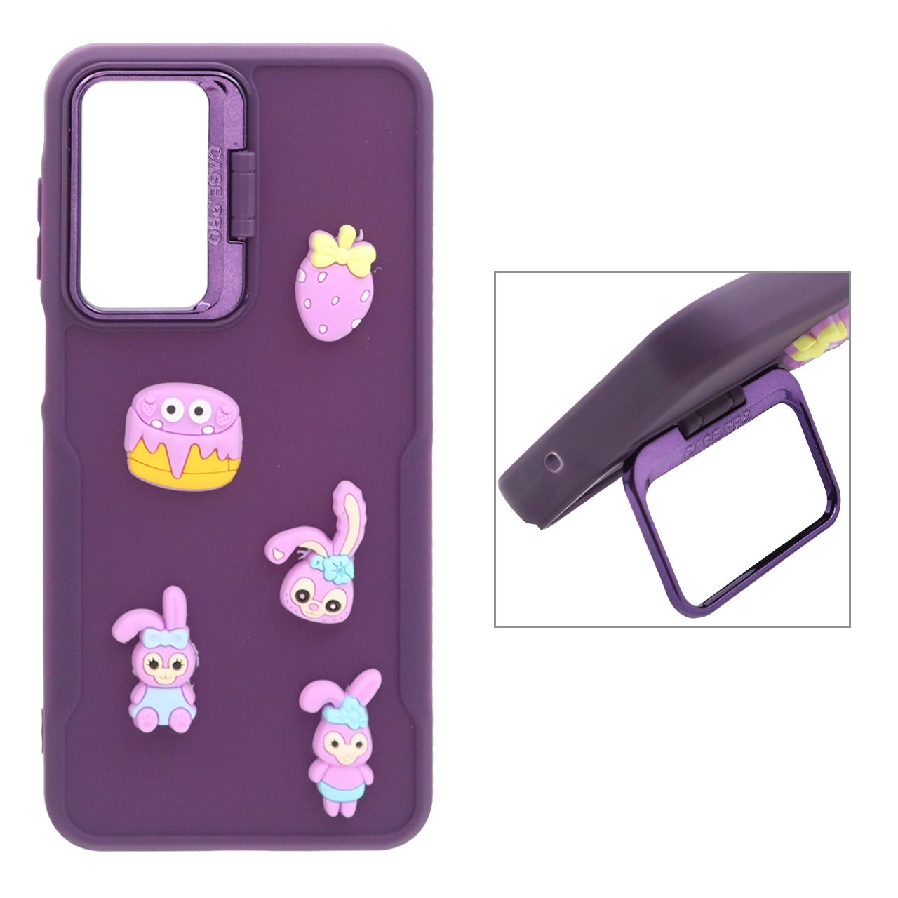 قاب Case Pro عروسک برجسته استندشو متال Samsung Galaxy A26