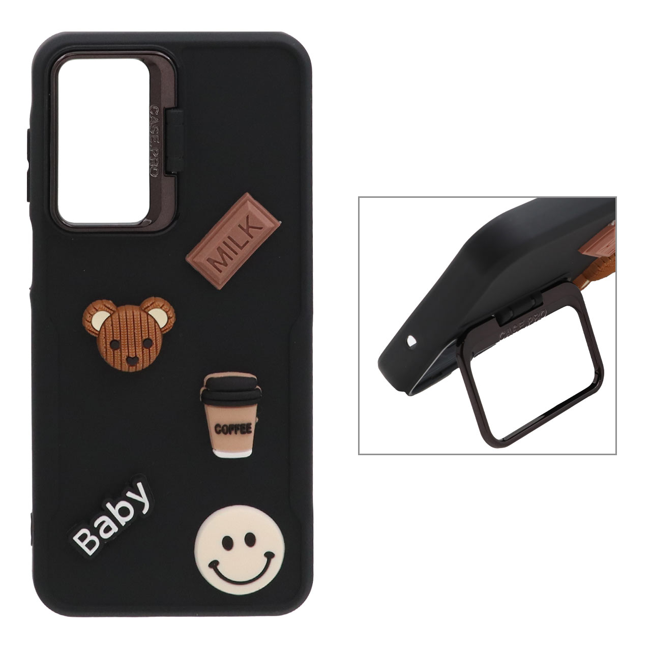 قاب Case Pro عروسک برجسته استندشو متال Samsung Galaxy A26