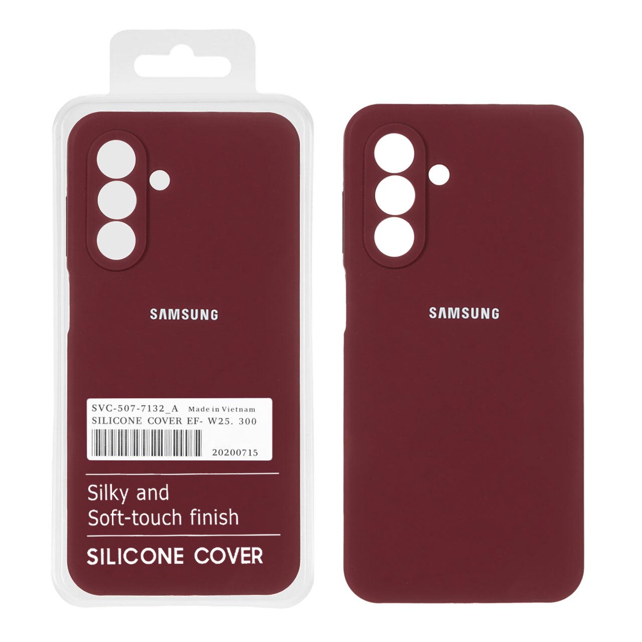 قاب سیلیکونی پاک کنی اورجینال درجه یک Samsung Galaxy A26 - زرشکی