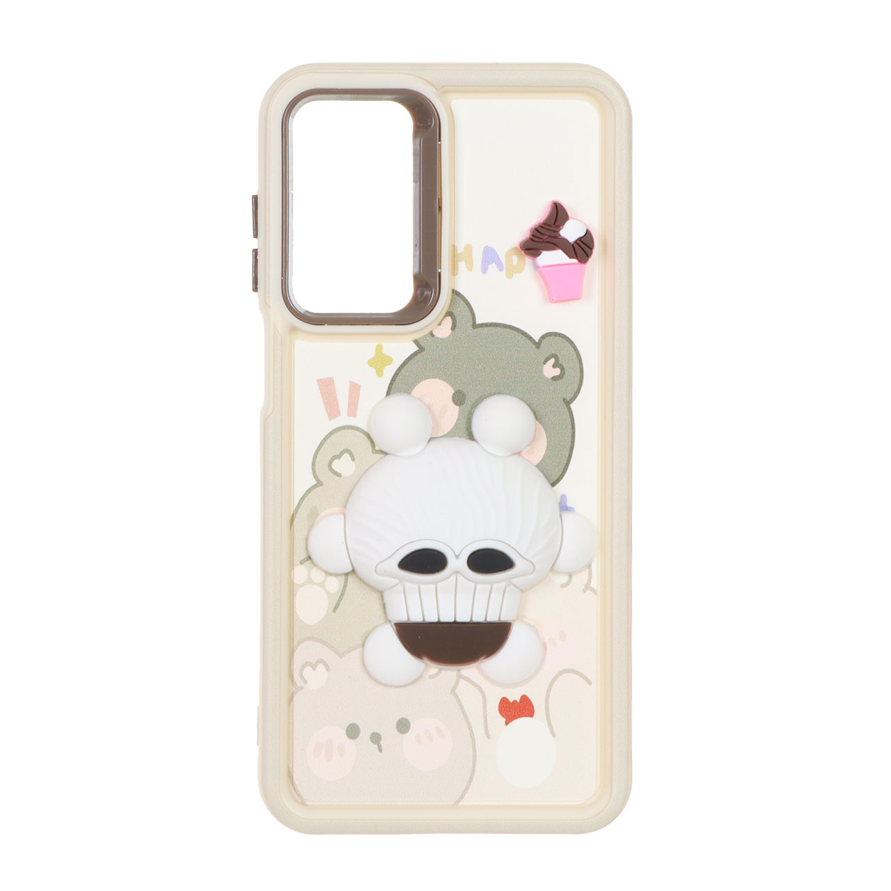 قاب Solid Case عروسک خمیری برجسته لنز رنگی Samsung Galaxy A16