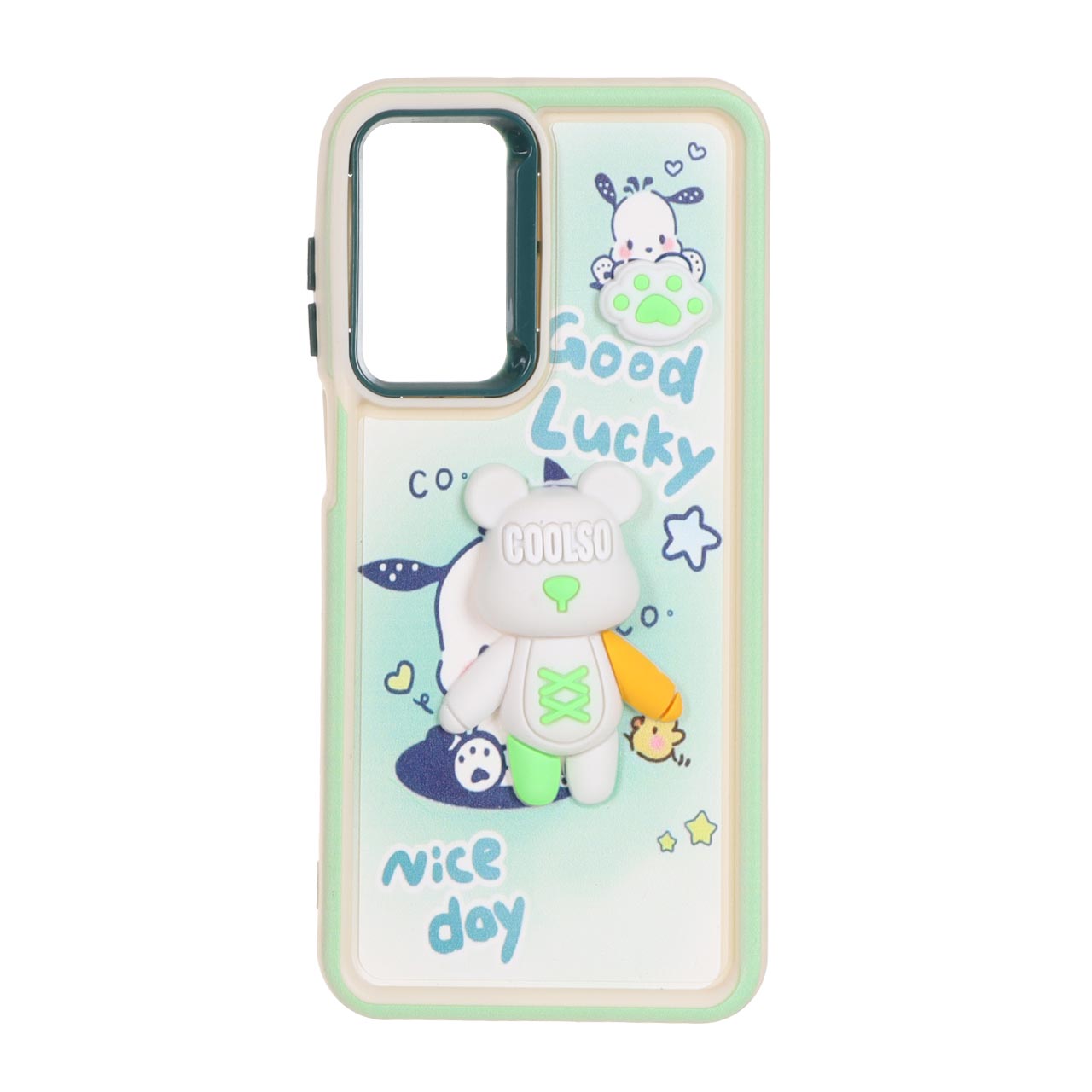 قاب Solid Case عروسک خمیری برجسته لنز رنگی Samsung Galaxy A16