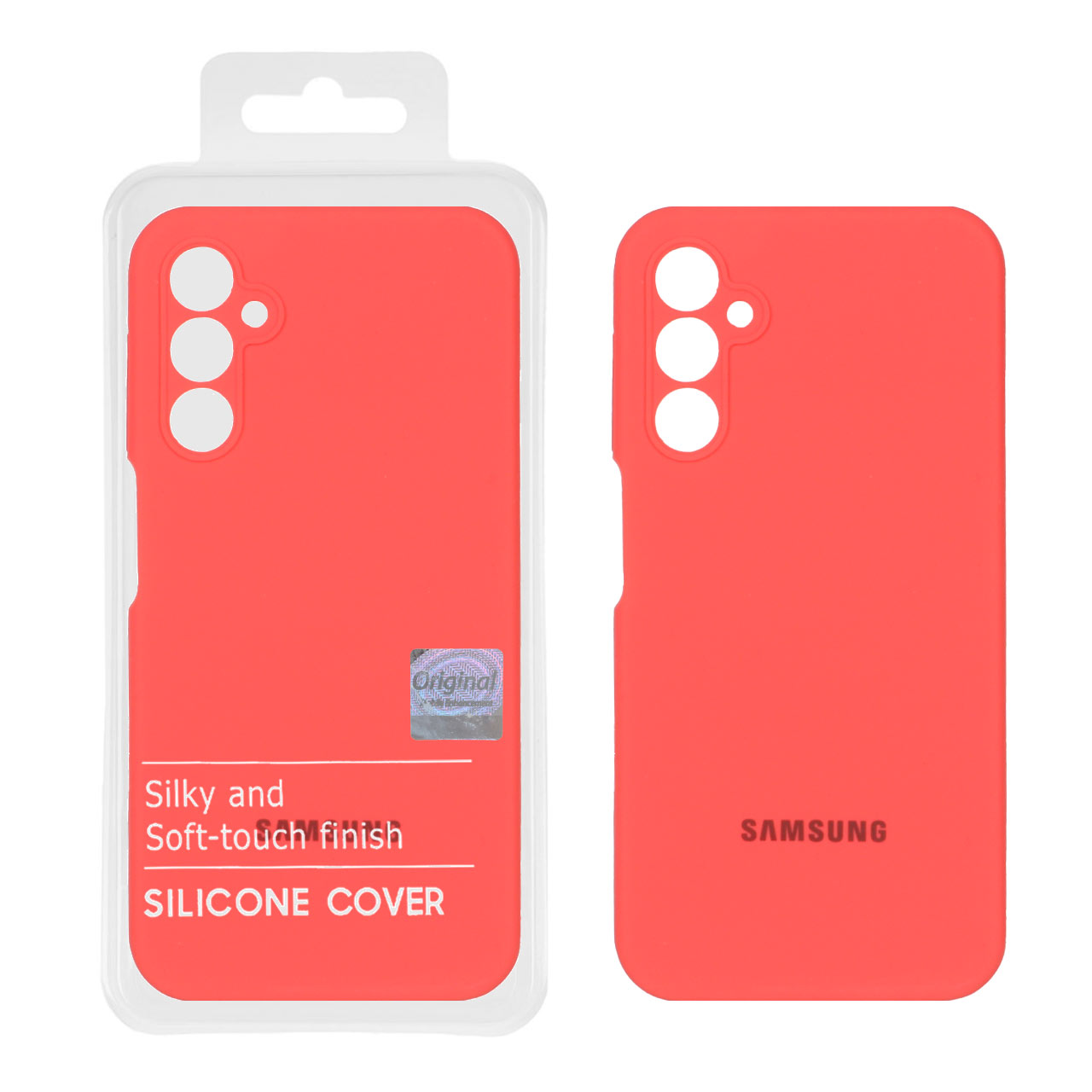 قاب سیلیکونی پاک کنی اورجینال Master Quality مدل Samsung Galaxy A24 - مرجانی