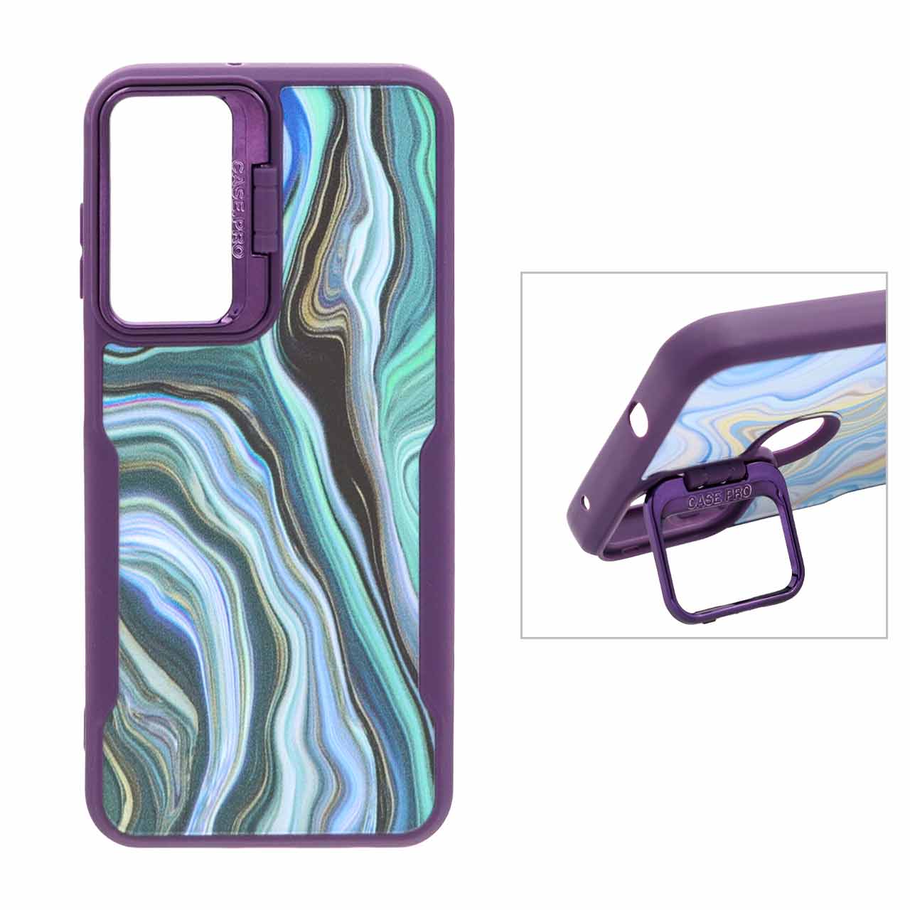 قاب Case Pro آبرنگی لنز متال استندشو Samsung Galaxy A15