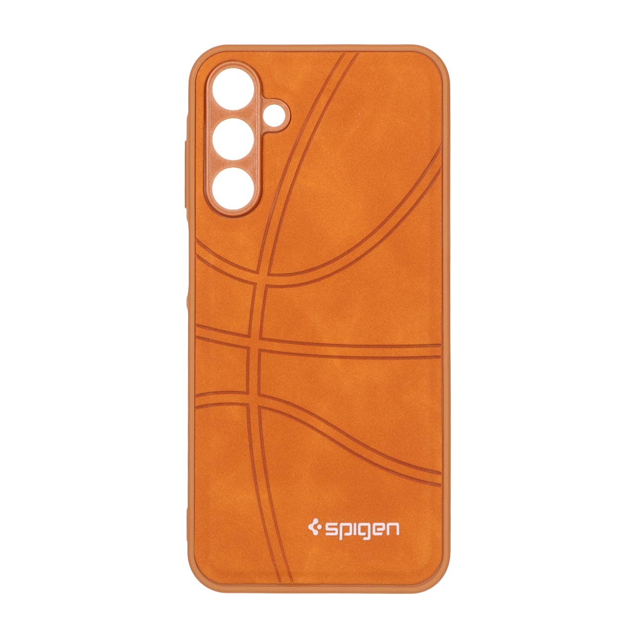 قاب طرح جیر Spigen بسکتبالی Samsung Galaxy A15 - عسلی