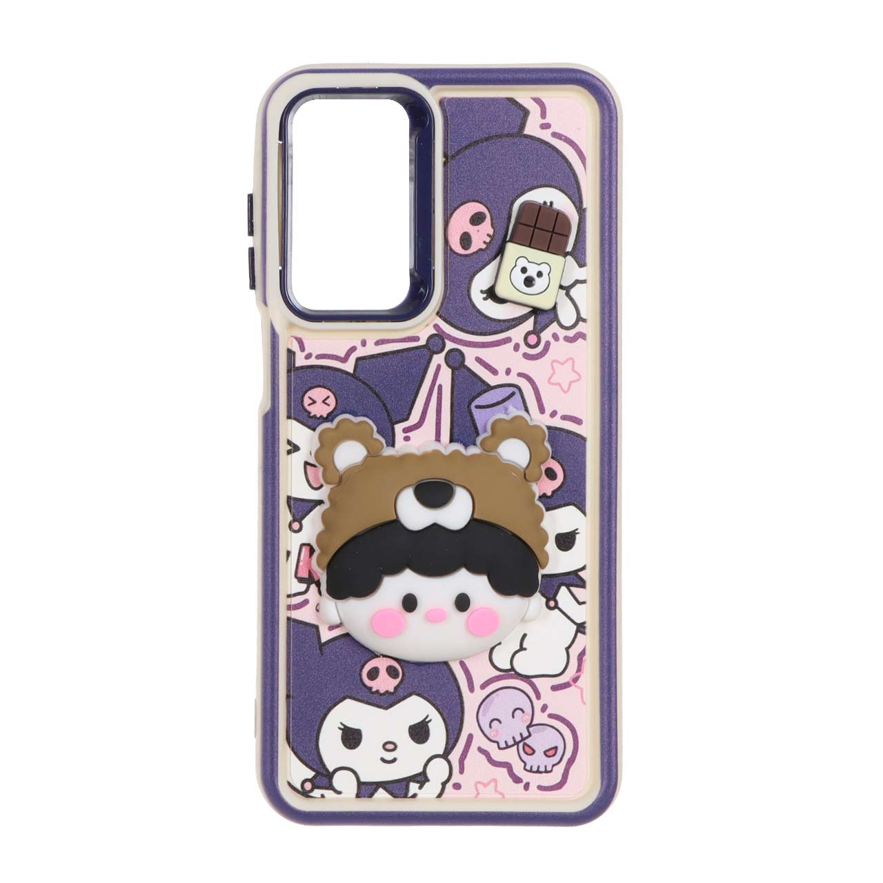 قاب Solid Case عروسک خمیری برجسته لنز رنگی Samsung Galaxy A16