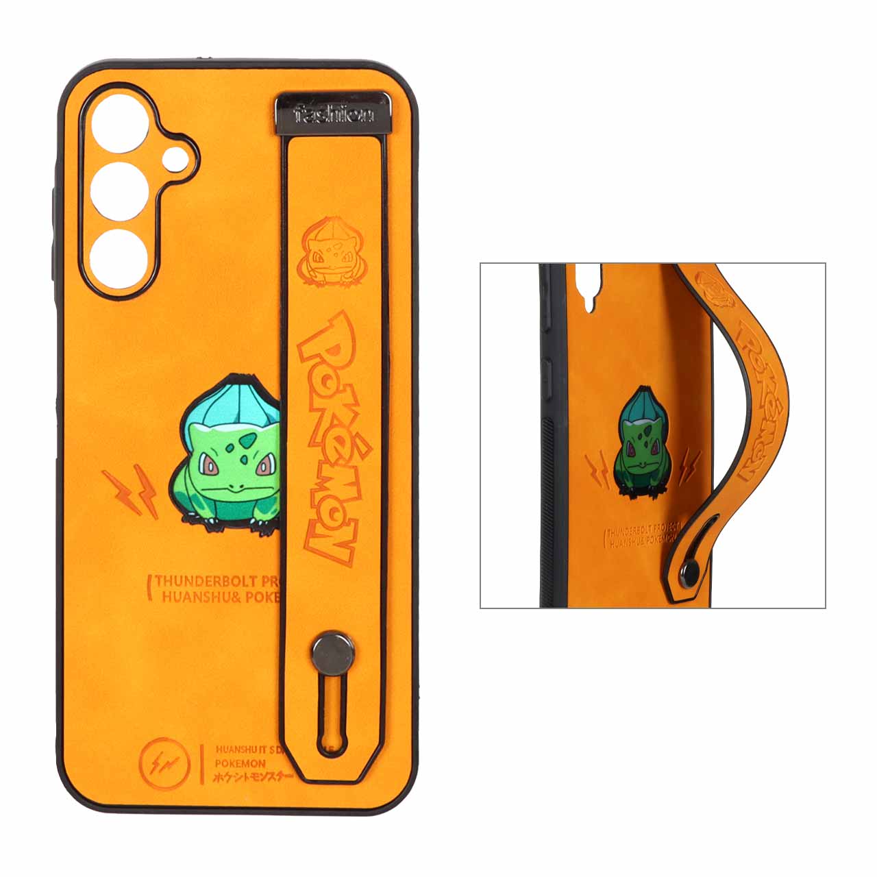 قاب Pokemon فینگربند Samsung Galaxy A15 - نارنجی