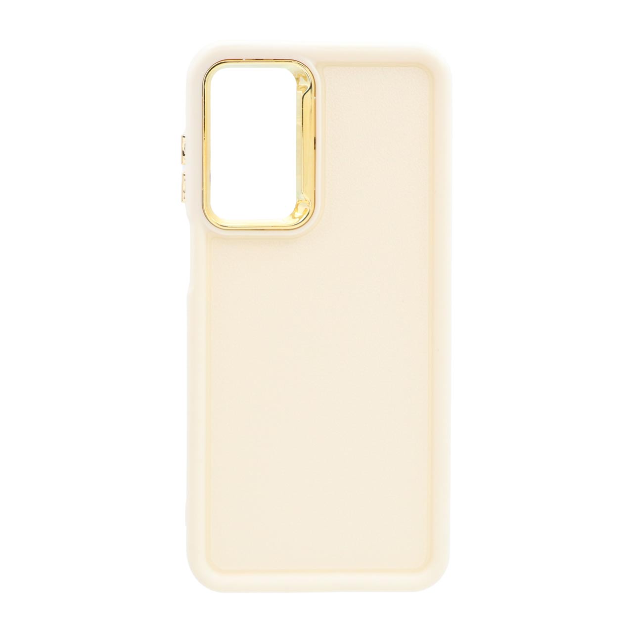 قاب Solid Case Texture دور لنز طلایی Samsung Galaxy A16 - کرم