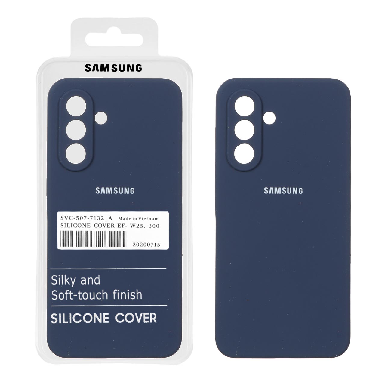 قاب سیلیکونی پاک کنی اورجینال درجه یک Samsung Galaxy A36 - سرمه ای