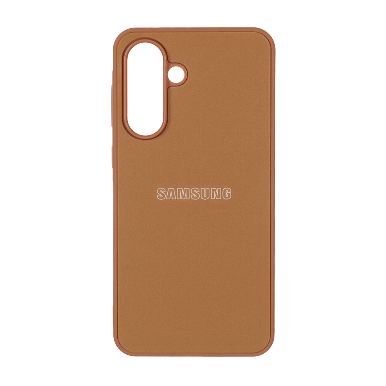 قاب پشت طلق لوگودار Samsung Galaxy A36 - عسلی