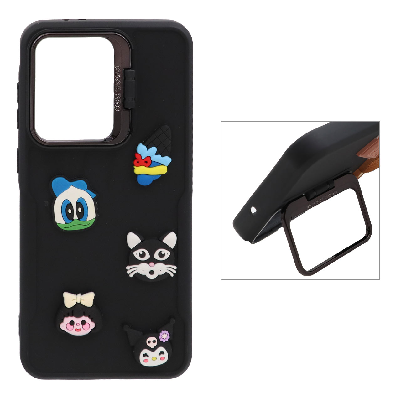 قاب Case Pro عروسک برجسته استندشو متال Samsung Galaxy A36