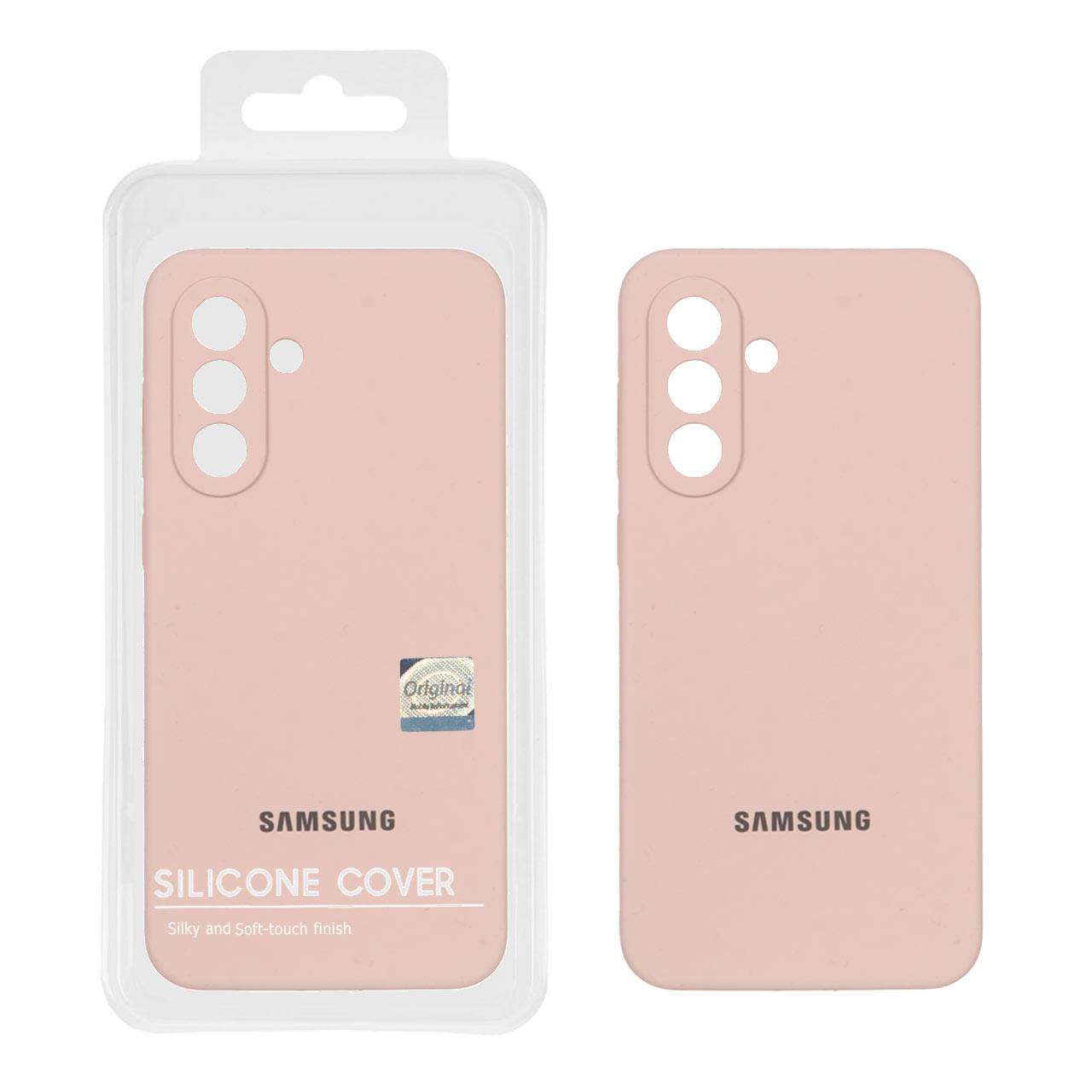 قاب سیلیکونی پاک کنی اورجینال Master Quality مدل Samsung Galaxy A36 - صورتی چرک