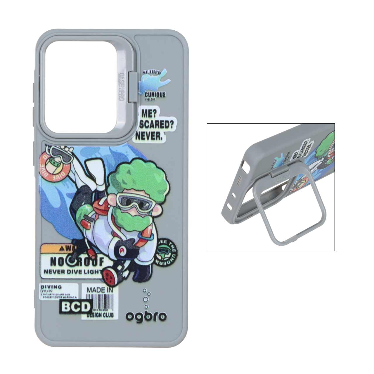 قاب Case Pro طرح دار استندشو Samsung Galaxy A36