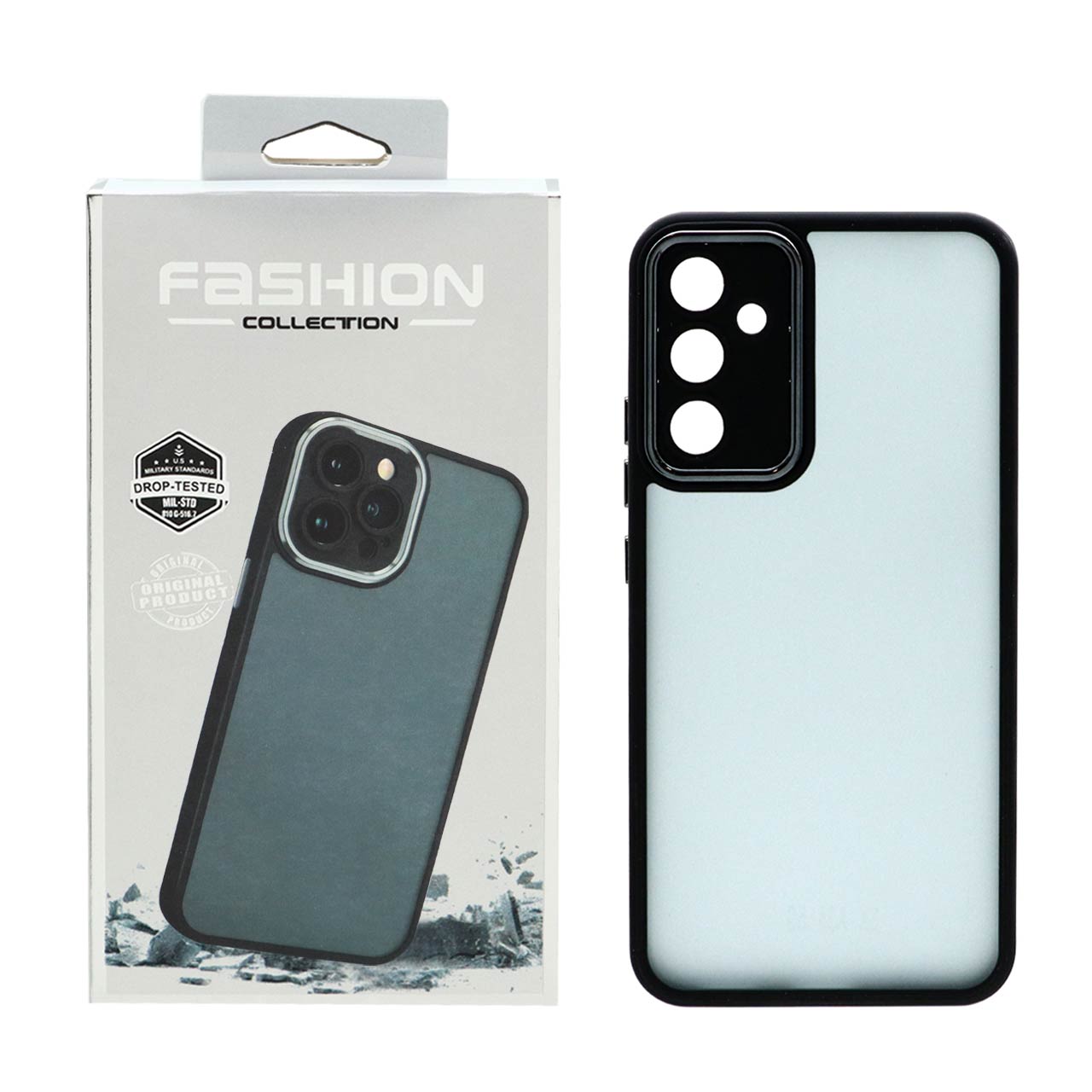 قاب Fashion Case مات متال آیرون Samsung Galaxy A34 - مشکی