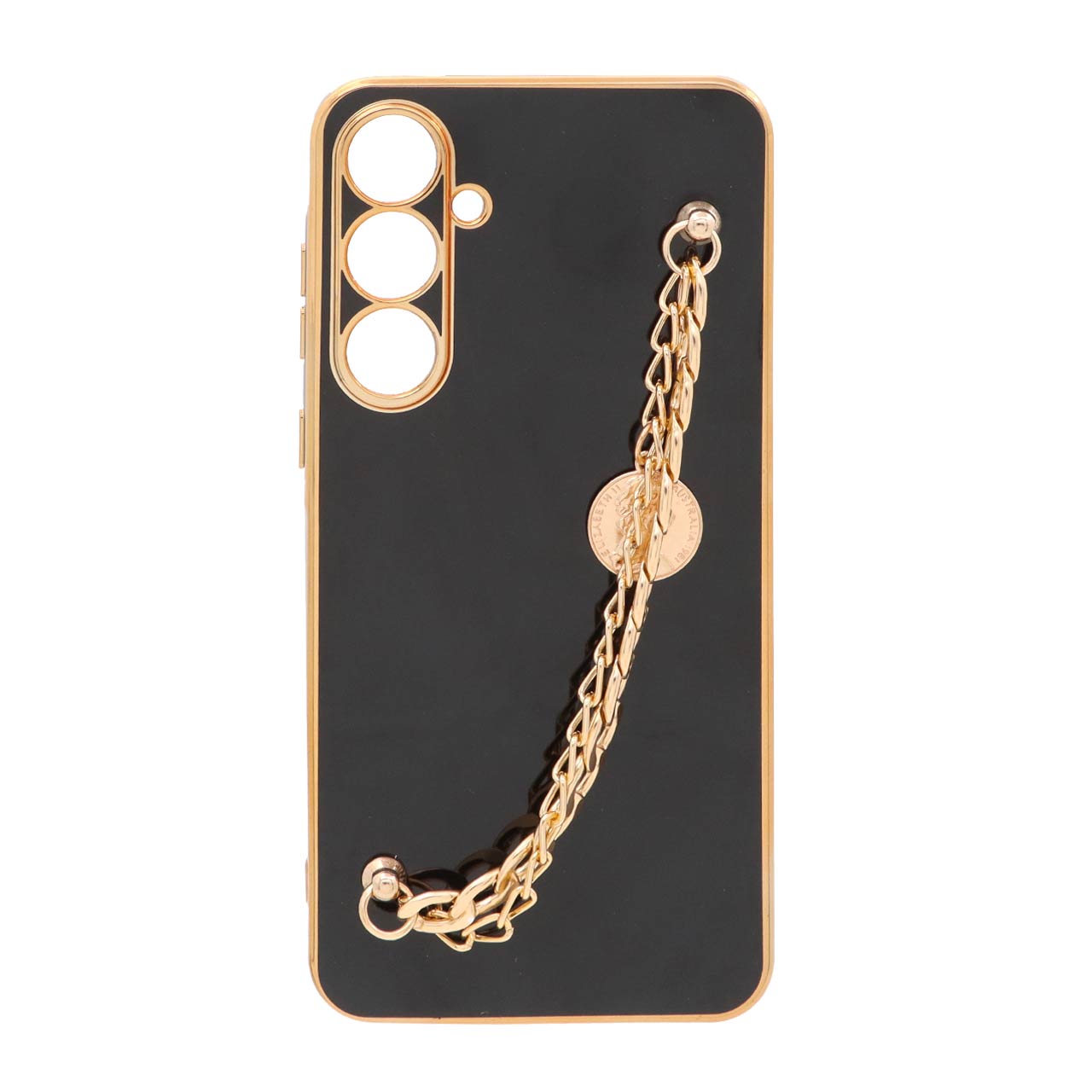 قاب محافظ لنزدار My Case طرح کارتیر Samsung Galaxy A55 - مشکی