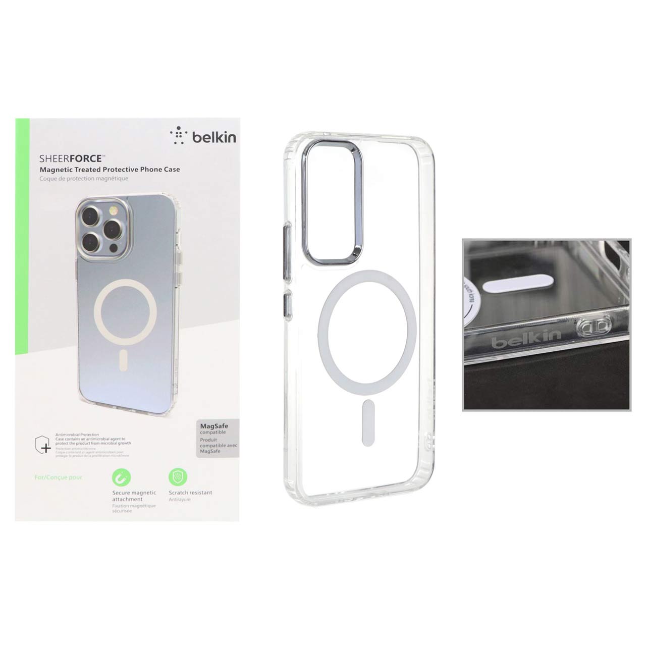 قاب belkin شفاف Magsafe مدل Samsung Galaxy A54