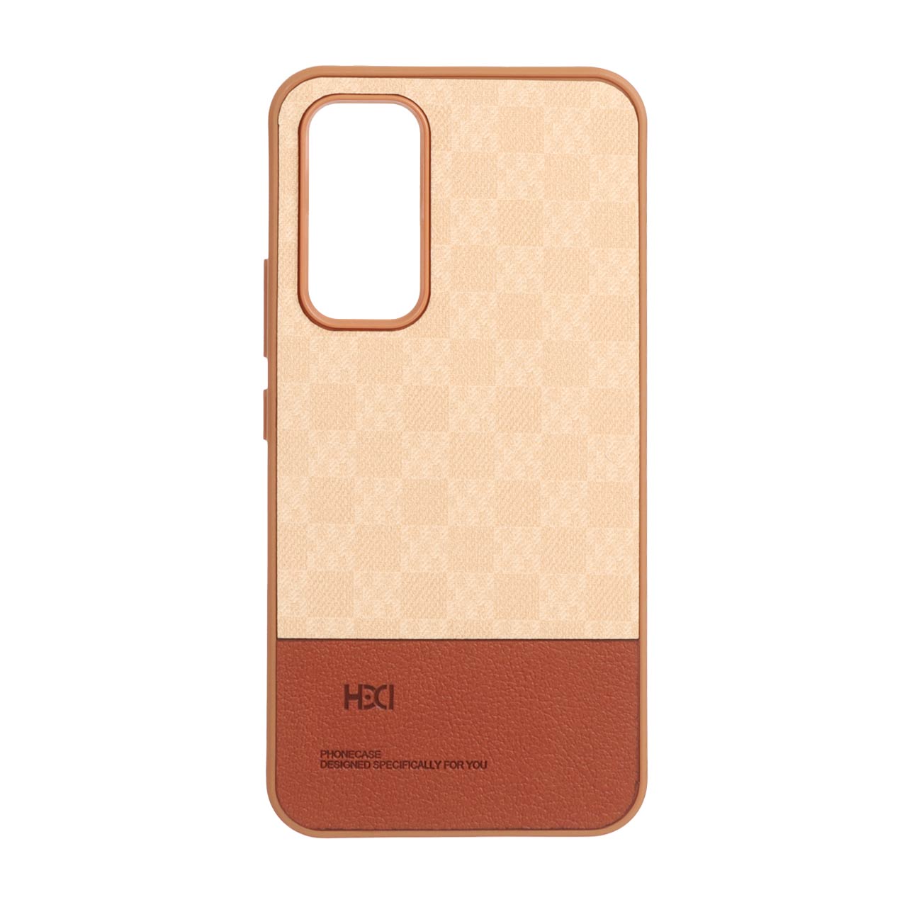 قاب HDD طرح چرم دوتکه Samsung Galaxy A54 - قهوه ای